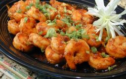 صينية جمبري في الفرن