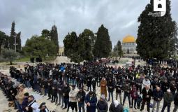 المسجد الاقصى خلال صلاة الجمعة