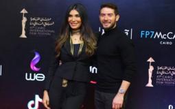 حسام الجندي وزوجته