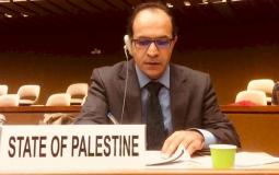 السفير المناوب لدى بعثة فلسطين في الاتحاد الأوروبي عادل عطية