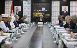 جلسة سابقة لمجلس الوزراء الفلسطيني