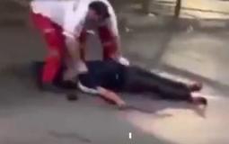 لحظة إصابة الشاب حمد أبو جلدة في جنين