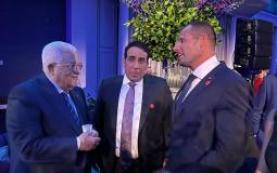 جانب من اللقاءات التي أجراها الرئيس الفلسطيني محمود عباس