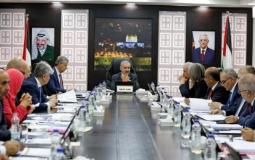 اجتماع سابق للحكومة الفلسطينية