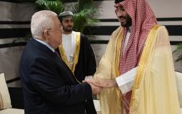 الرئيس عباس خلال افتتاح كأس العالم 2022 في قطر
