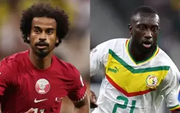 منتخبي قطر والسنغال