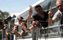 الافراج عن الأسرى في صفقة تبادل سابقة عام 2011