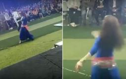 راقصة تحيي حفل أوائل الثانوية العامة