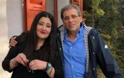خالد يوسف وزوجته