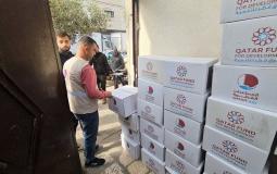 المساعدات القطرية تدخل غزة