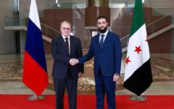 الشرع والوفد الروسي