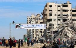 عودة النازحين إلى شمال غزة