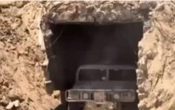 صورة سيارة داخل ما قيل إنه نفق بمحور فيلادلفيا