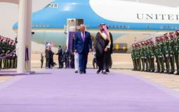 من استقبال ولي العهد السعودي لدونالد ترامب في قصر اليمامة