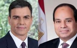 السيسي وبيدرو سانشيز