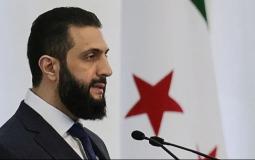 الرئيس السوري أحمد الشرع