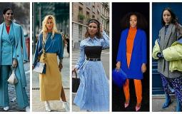 ازياء باللون الأزرق