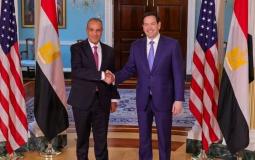 وزير الخارجية المصري ونظيره الأمريكي