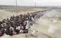 توزيع المساعدات الإنسانية
