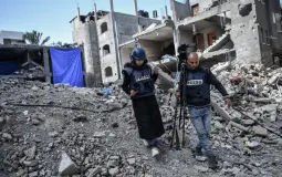 صحافيات غزة فلسطين