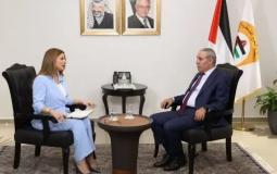 حسين الشيخ خلال لقاء مع قناة العربية - الحدث