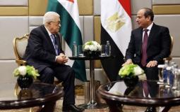 الرئيس عباس والسيسي