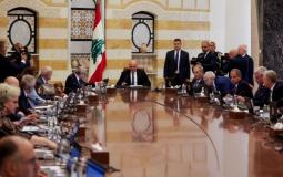 جلسة مجلس الوزراء اللبناني في قصر بعبدا