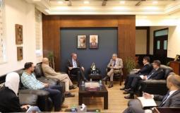 اجتماع وزير الأشغال مع وفد برنامج الأمم المتحدة الإنمائي