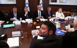 نتنياهو خلال اجتماع أمني