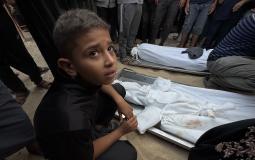 جانب من قصف قطاع غزة