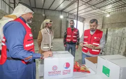 المساعدات الإغاثية قطاع غزة