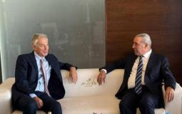 حسين الشيخ وتوني بلير