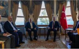 وزير الخارجية التركي يلتقي وفد حماس في أسطنبول