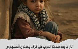 صدمة الحرب على غزة