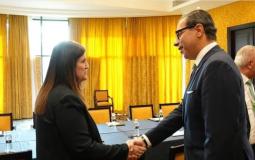 وزيرة الخارجية الفلسطينية فارسين أغابكيان شاهين