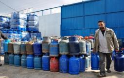 توزيع الغاز بغزة