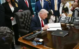 الرئيس الأمريكي دونالد ترامب