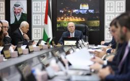 جلسة مجلس الوزراء الفلسطيني
