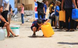 العطش في غزة