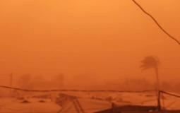 العاصفة الرملية في غزة