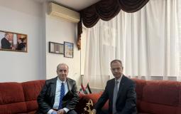 السفير منتصر ابو زيد ونظيره اللبناني