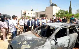 وفد دبلوماسي يطلع على أوضاع قرية كفر مالك ومعاناة الأهالي نتيجة اعتداءات المستعمرين- ارشيفية