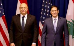 الرئيس اللبناني و ماركو روبيو