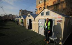 جانب من خيام الاقتراع