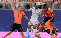 جانب من المباراة