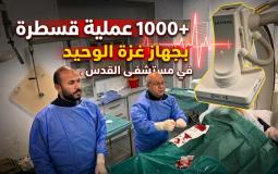 1000 عملية قسطرة قلبية في مستشفى القدس التابع لجمعية الهلال الأحمر الفلسطيني