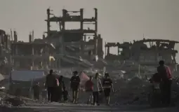 مشهد من قطاع غزة