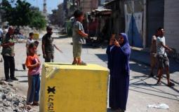 الخط الأصفر في غزة