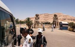 اسقبال أفراد شرطة السياحة للأفواج السياحية في مصر