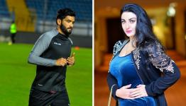 الراقصة صافيناز ولاعب كرة القدم صلاح جمعة